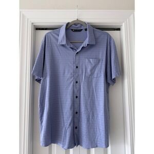 TravisMathew Tip to the City short-sleeve button-up shirt Size large
